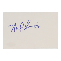 Neil Simon Signed Index Card (ACOA) at PristineAuction.com
