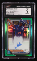 Vladi Guerrero 2024 Bowman Chrome Prospect Autographs Green Refractors #CPAVG #88/99 RC (CGC 9 | Auto 10) at PristineAuction.com