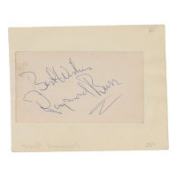 Richard Burr Signed Cut Inscribed "Best Wishes" (ACOA) at PristineAuction.com