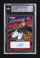 Paul Skenes 2023 Leaf Vivid Baseball Vivid Dreams Autographed Pre-Production Proof Laser Yellow #1/1 (Leaf) at PristineAuction.com