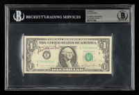 Bill Mazeroski Signed $1 Dollar Bill (BGS Auto 10) at PristineAuction.com