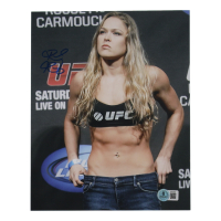 Ronda Rousey Signed WWE 8x10 Photo (Beckett) at PristineAuction.com