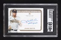 Juan Soto 2023 Topps Definitive Collection Autographs Gold #DCAJSO #9/25 (SGC 10 | Autograph Graded 10) at PristineAuction.com