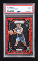 Leonard Miller 2023-24 Panini Prizm Prizms Red Sparkle #155 RC (PSA 9) at PristineAuction.com