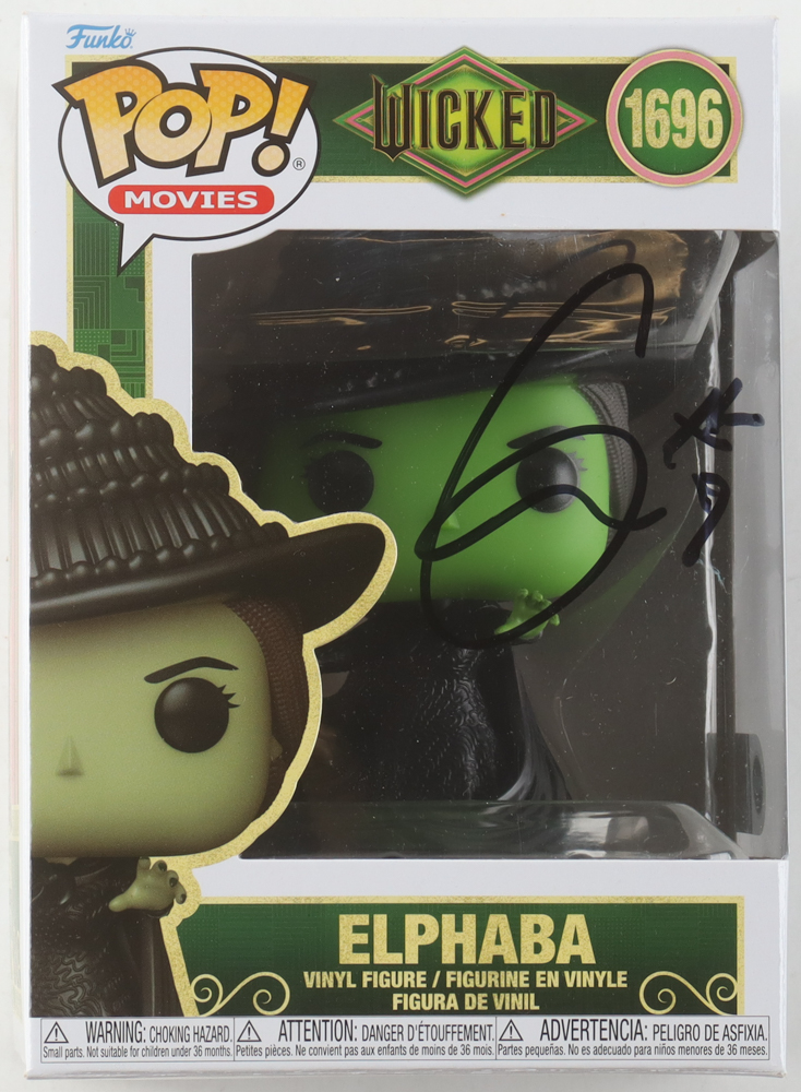 Cynthia Erivo Signed "Wicked" #1696 Elphaba Funko Pop! Vinyl Figure (SWAU) at PristineAuction.com Cynthia Erivo Signed "Wicked" #1696 Elphaba Funko Pop! Vinyl Figure (SWAU) at PristineAuction.com