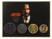 "John Wick: Chapter 4" Opening Night Only Set of (4) Coins at PristineAuction.com
