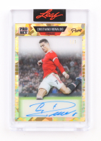 Cristiano Ronaldo 2023 Leaf Pro Set Pure '89 Pro Set Gold Pattern #89CR1 #1/1 at PristineAuction.com
