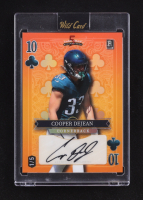 JJ McCarthy 2024 Wild Card 5 Card Draw Stacked Deck 10 of Clubs Orange #CDA RC #1/5 at PristineAuction.com