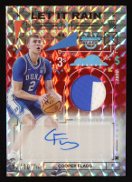Cooper Flagg 2024-25 Bowman's Best University Let It Rain Relic Autographs Black Geometric Refractors #LRRACF RC #2/10 at PristineAuction.com