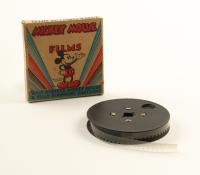 Vintage 1940's Original Walt Disney's Mickey Mouse "Donald's Ice Capers" Cine Art Films 8mm Film Reel with Original Box at PristineAuction.com