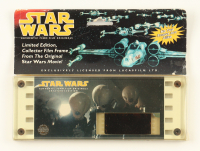 "Star Wars" Original 70mm Film Cell Lucite Encased In Original Packaging at PristineAuction.com