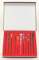 Official "Harry Potter" (11) Piece Wand Set With Original Packaging at PristineAuction.com