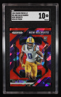 Malik Nabers 2024 Panini Prizm Draft Picks New Recruits Red Ice #18 RC (SGC 10) at PristineAuction.com