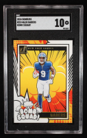 Malik Nabers 2024 Donruss Bomb Squad #25 RC (SGC 10) at PristineAuction.com