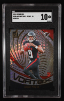 Michael Penix Jr. 2024 Donruss Vortex #8 RC (SGC 10) at PristineAuction.com