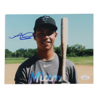 Andrew Salas Signed Marlins 8x10 Photo (JSA) at PristineAuction.com