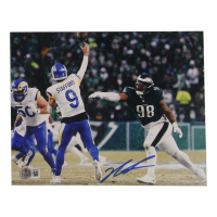 Jalen Carter Signed Eagles 8x10 Photo (Beckett) at PristineAuction.com