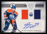 Ryan Nugent-Hopkins 2011-12 Panini Titanium Rookie Reserve Dual Memorabilia Autographs #1 RC #99/100 at PristineAuction.com