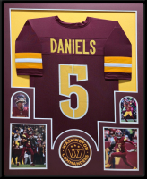 Jayden Daniels Custom Framed Jersey at PristineAuction.com