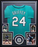 Ken Griffey Jr. Custom Framed Jersey at PristineAuction.com