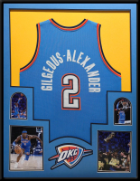 Shai Gilgeous-Alexander Custom Framed Jersey at PristineAuction.com