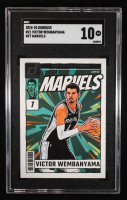 Victor Wembanyama 2024-25 Donruss Net Marvels #21 (SGC 10) at PristineAuction.com