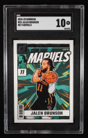 Jalen Brunson 2024-25 Donruss Net Marvels #25 (SGC 10) at PristineAuction.com