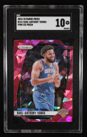Karl-Anthony Towns 2024-25 Panini Prizm Pink Ice Prizm #141 (SGC 10) at PristineAuction.com