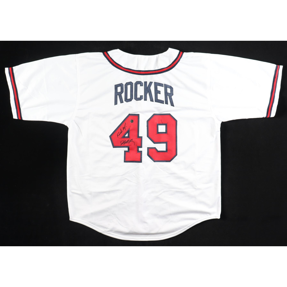 John Rocker Signed Jersey Inscribed "F*** NY!" (AWM) at PristineAuction.com