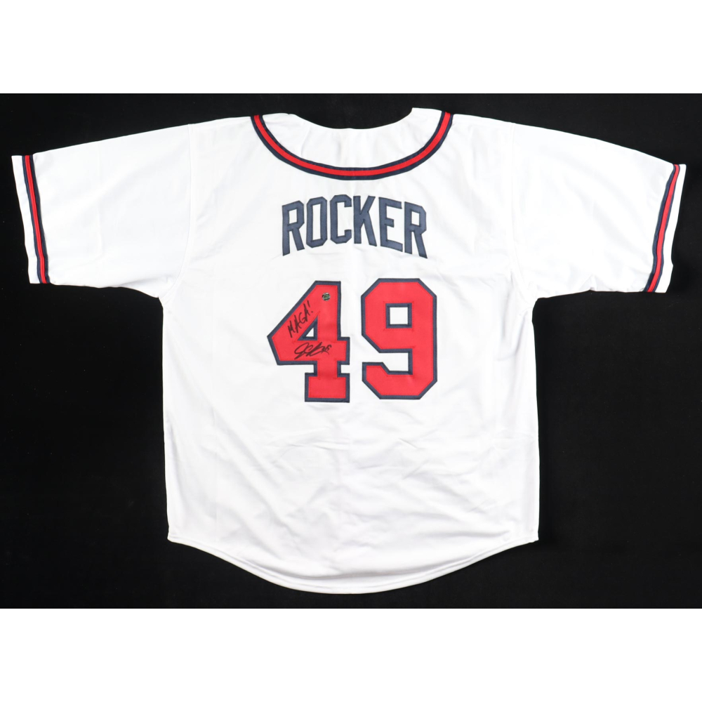 John Rocker Signed Jersey Inscribed "MAGA!" (AWM) at PristineAuction.com