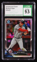 Bryce Harper 2018 Bowman Chrome Refractors #84 (CSG 9.5) at PristineAuction.com