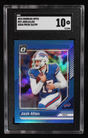 Josh Allen 2024 Donruss Optic Aqua #19 #026/299 (SGC 10) at PristineAuction.com