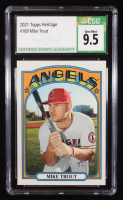 Mike Trout 2021 Topps Heritage #169 (CSG 9.5) at PristineAuction.com