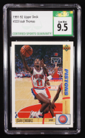 Isiah Thomas 1991-92 Upper Deck #333 (CSG 9.5) at PristineAuction.com