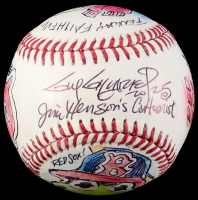 Guy Gilchrist Signed OML Baseball With Original Jim Henson's "The Muppets" Character Sketches & Multiple Inscriptions | Red Sox (PA) at PristineAuction.com