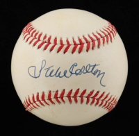 Steve Carlton Signed ONL Baseball with Display Case (JSA) at PristineAuction.com