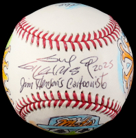 Guy Gilchrist Signed OML Baseball With Original Jim Henson's "The Muppets" Character Sketches & Multiple Inscriptions | Mets (PA) at PristineAuction.com