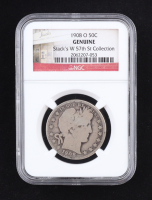 1908-O Barber Silver 50c Half Dollar - Stack's W 57th Street Collection (NGC GENUINE) at PristineAuction.com