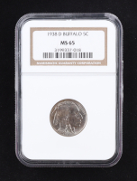 1938-D Buffalo 5c Nickel (NGC MS65) at PristineAuction.com