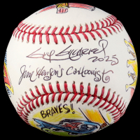 Guy Gilchrist Signed OML Baseball With Original Jim Henson's "The Muppets" Character Sketches & Multiple Inscriptions | Braves (PA) at PristineAuction.com