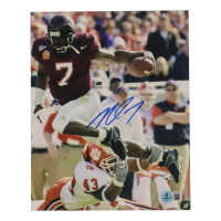 Michael Vick Signed Virginia Tech 8x10 Photo (Beckett) at PristineAuction.com