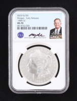 1884-CC Morgan Silver 50c Half Dollar - 2023 Fiji $1, Early Releases (NGC MS70) at PristineAuction.com