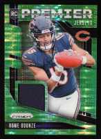 Rome Odunze 2024 Panini Prizm Premier Jerseys Neon Green Pulsar #12 RC at PristineAuction.com