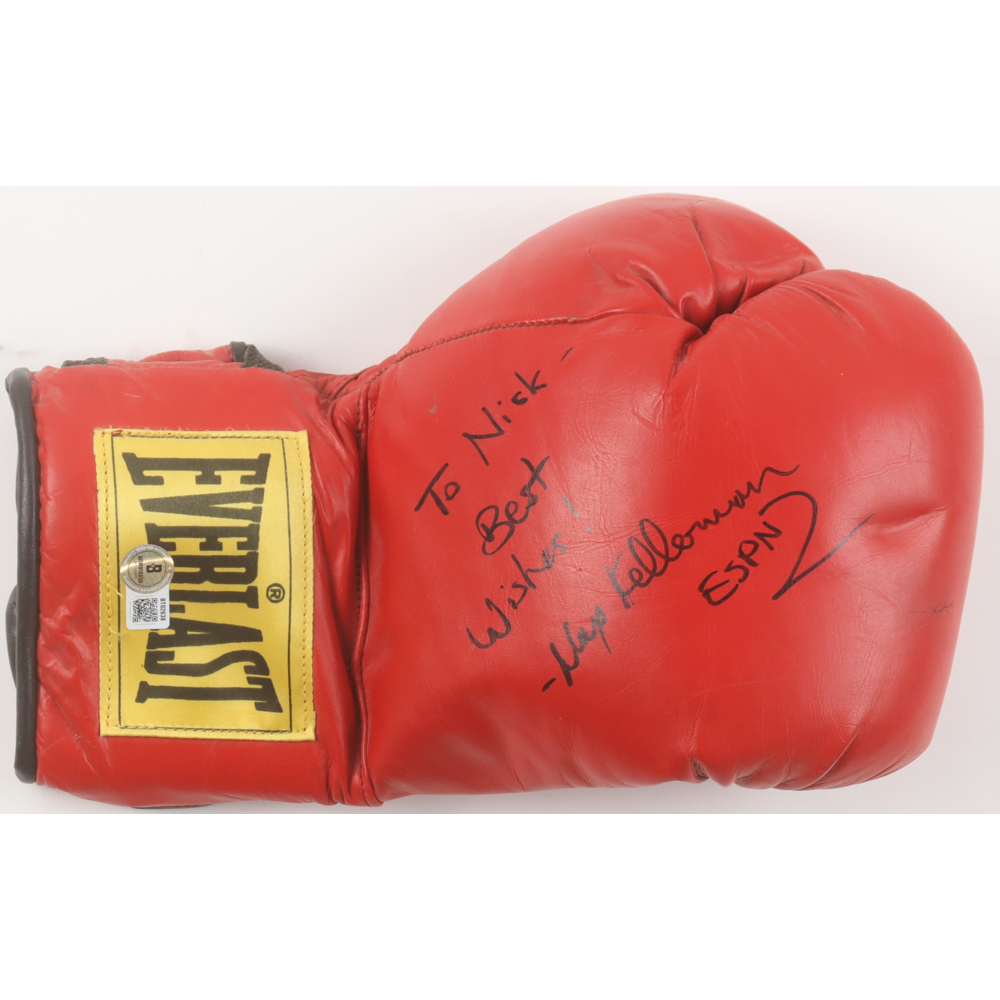 Max Kellerman Signed Everlast Boxing Glove Inscribed "Best Wishes" & "ESPN" (Beckett) at PristineAuction.com