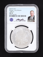 1880-CC Morgan Silver 50c Half Dollar - 2023 Fiji $1, Early Releases (NGC MS70) at PristineAuction.com