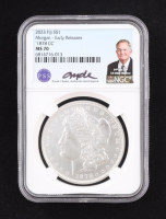 1878-CC Morgan Silver 50c Half Dollar - 2023 Fiji $1, Early Releases (NGC MS70) at PristineAuction.com