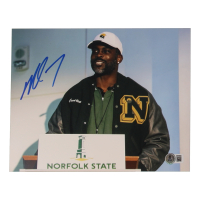 Michael Vick Signed Norfolk State 8x10 Photo (Beckett) at PristineAuction.com