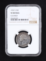 1932-S Washington Silver 25c / Key Date Lowest Mintage 408,000 (NGC VF Details) at PristineAuction.com