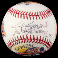 Guy Gilchrist Signed OML Baseball With Original Jim Henson's "The Muppets" Character Sketches & Multiple Inscriptions | Braves (PA) at PristineAuction.com