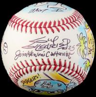 Guy Gilchrist Signed OML Baseball With Original Jim Henson's "The Muppets" Character Sketches & Multiple Inscriptions | Dodgers (PA) at PristineAuction.com